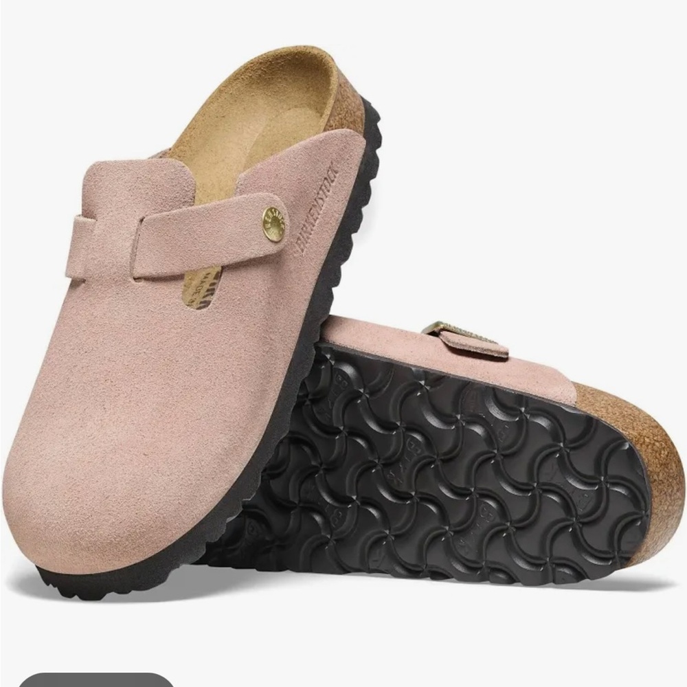 Mauve Rose Birkenstock Boston Clogs 5.5 36